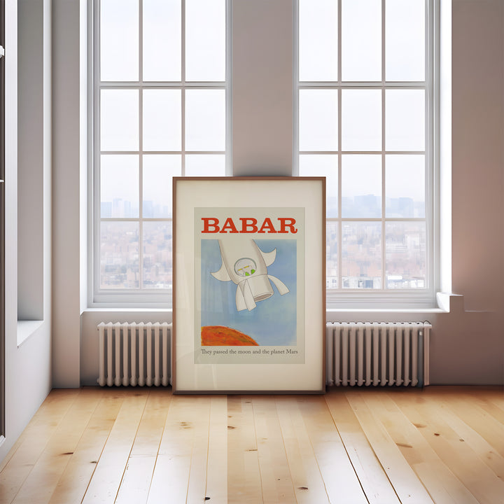 Barbar Goes to the Moon,bedroom,livingroom,timber border