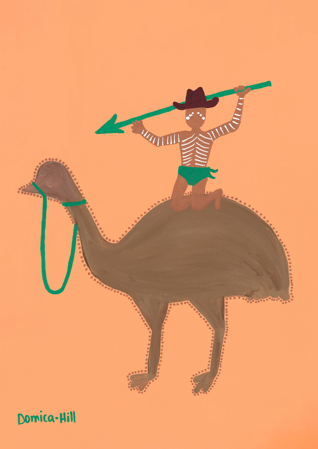 Set of 2 Deadly Riders & Feather Rider Indigenous Wall Art by Domica Hill