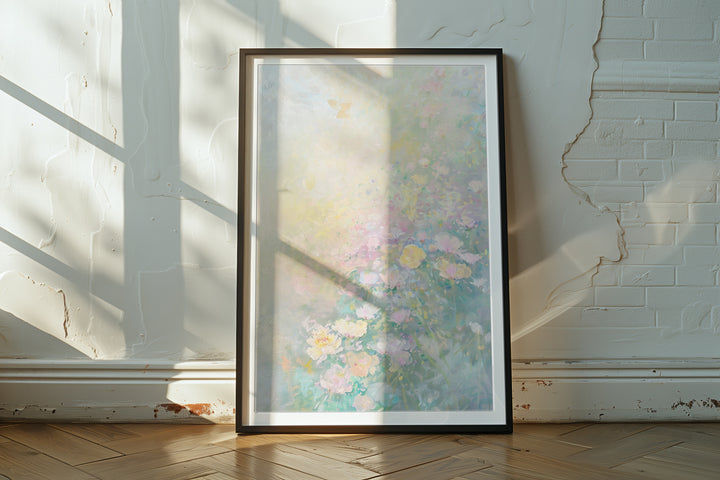 Harmony of Colour Childrens Abstract Print,gallery wall,timber border