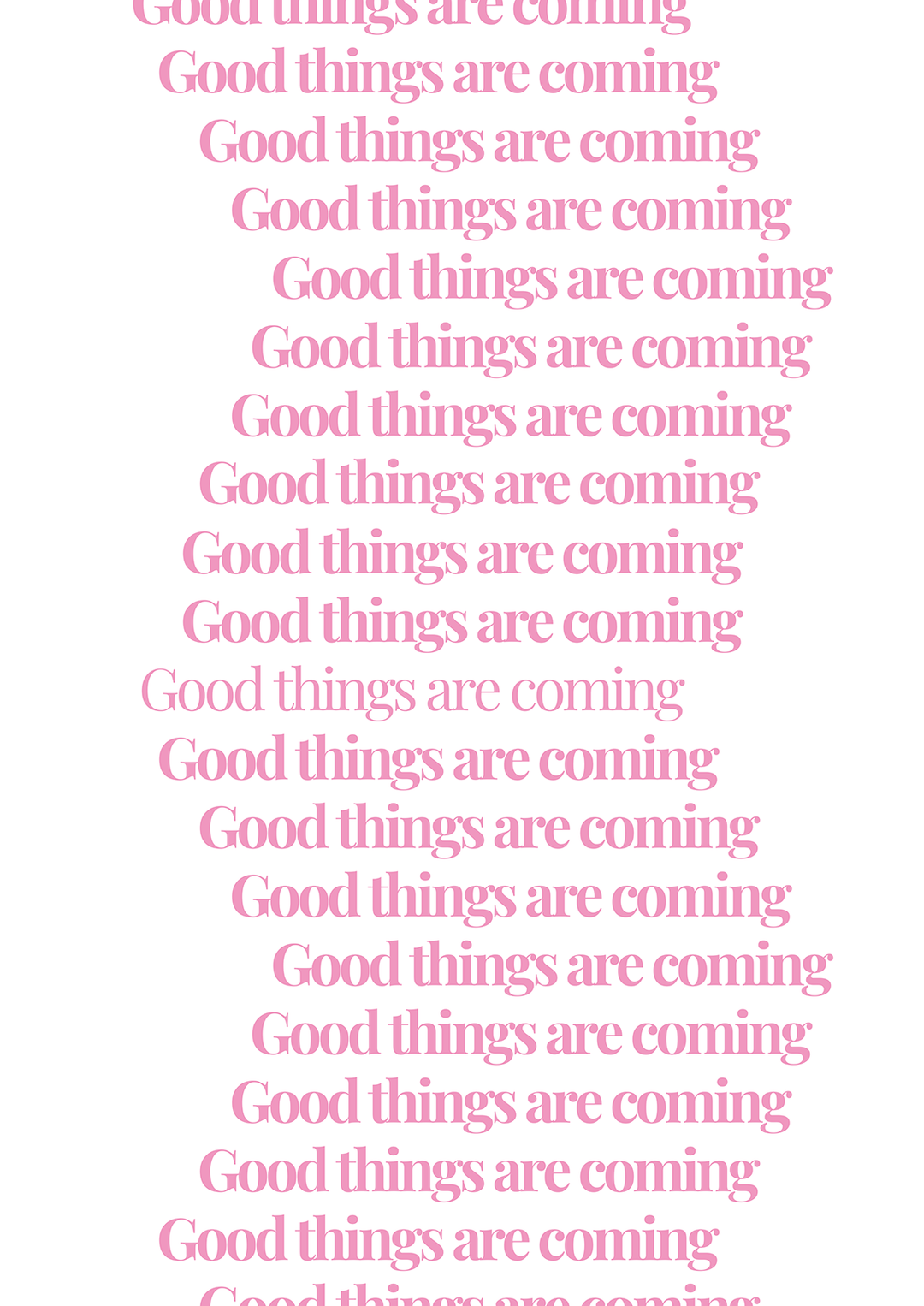 Good Things Are Coming Quote Wall Art,frame