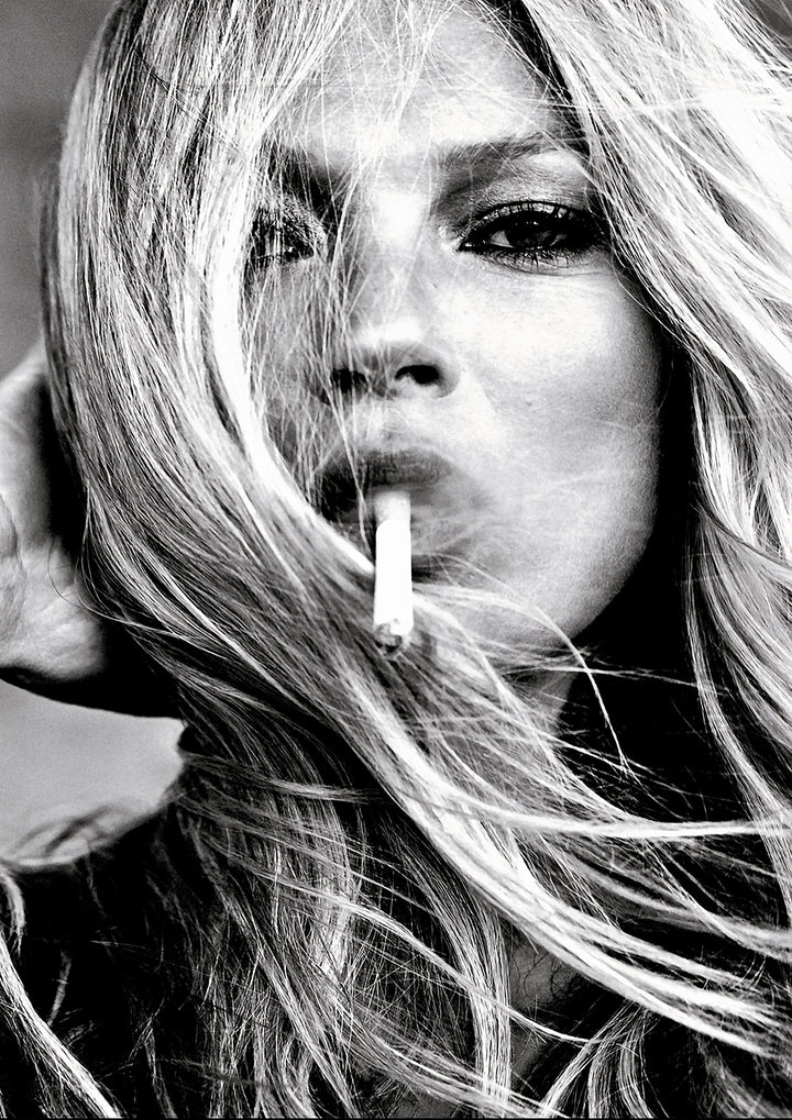 Kate Moss Smoking Photography Artwork,frame