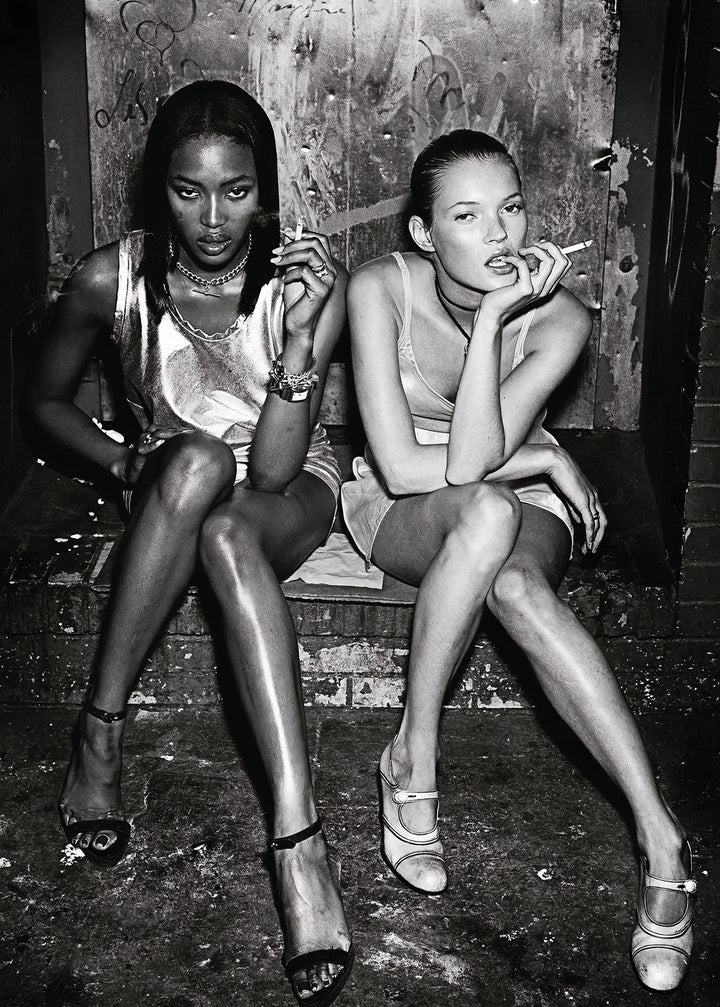 Kate Moss, Naomi Campbell Wall Art Photography,frame