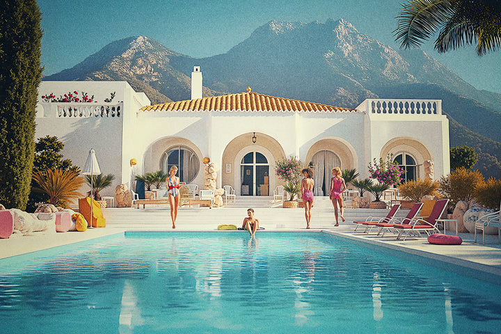 La Dolce Vita Mountain Side Pool Amalfi,frame