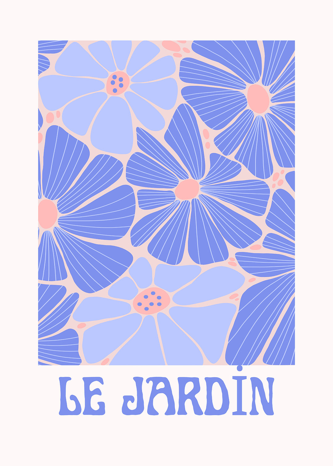 Le Jardin Flower Market Art,frame