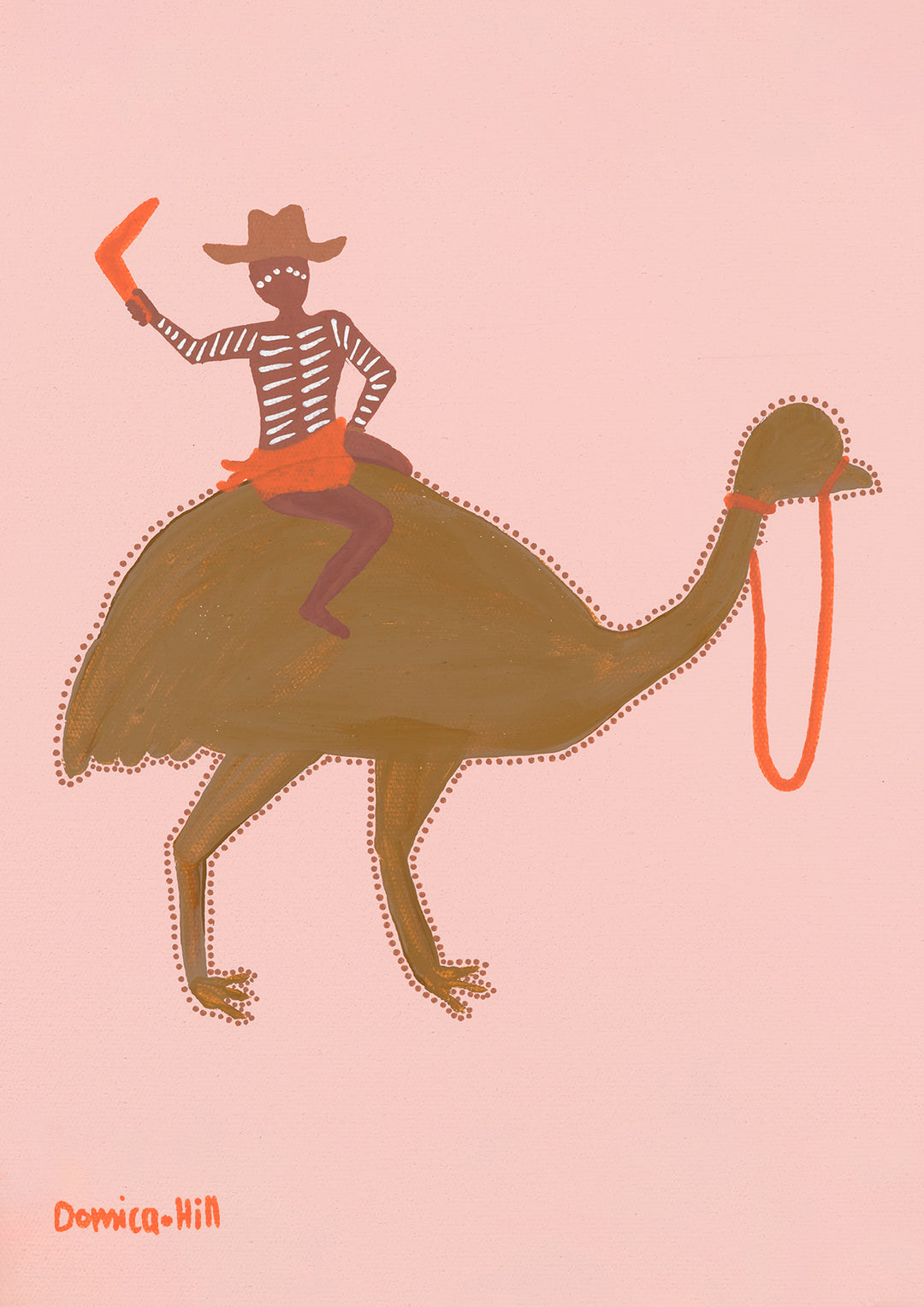 Legends & Spear Set of 2 Indigenous Wall Art by Domica Hill