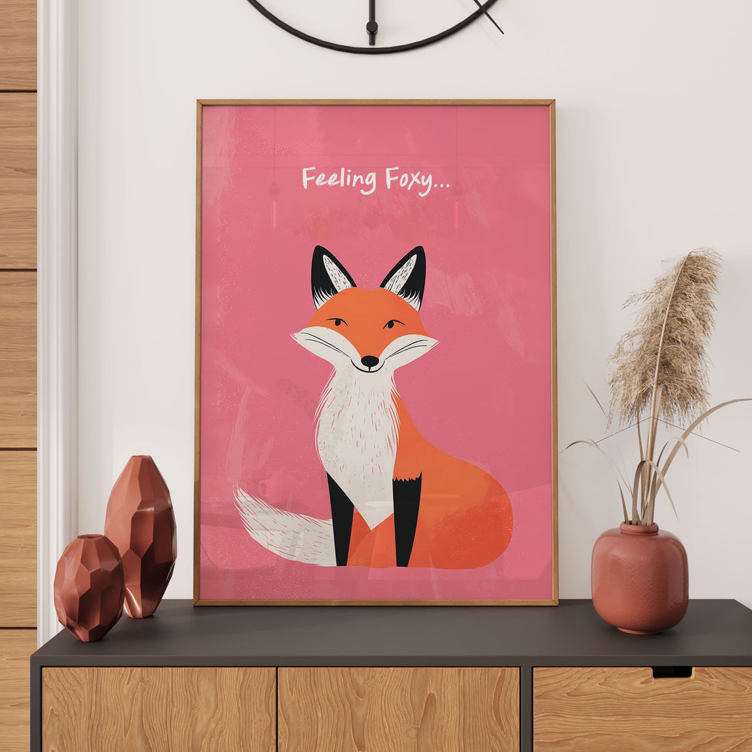 Feeling Foxy,gallery wall,timber border