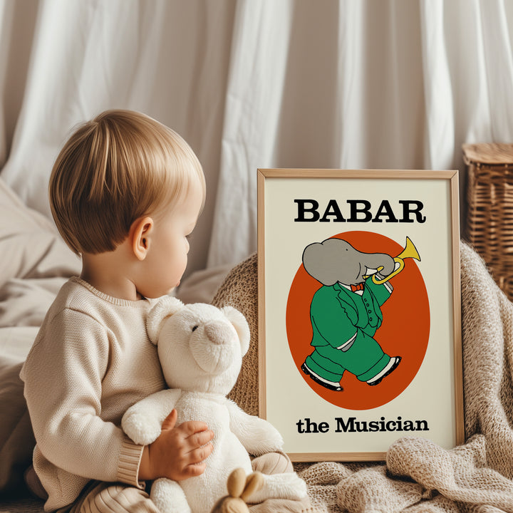 Babar the Musician,livingroom,timber border