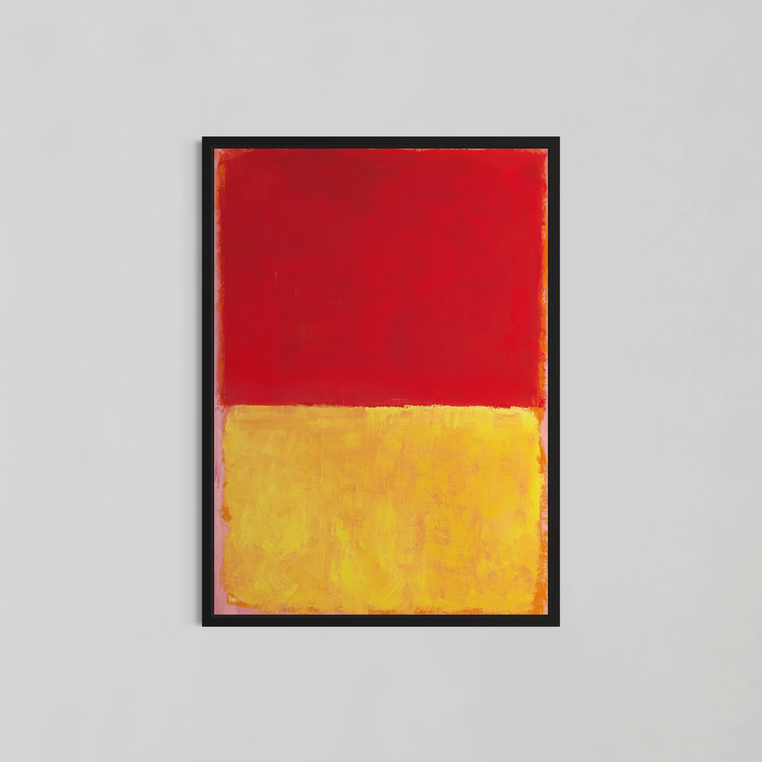 Red And Yellow Abstract Wall Art by Mark Rothko