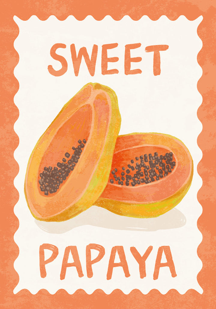 Sweet papaya,frame