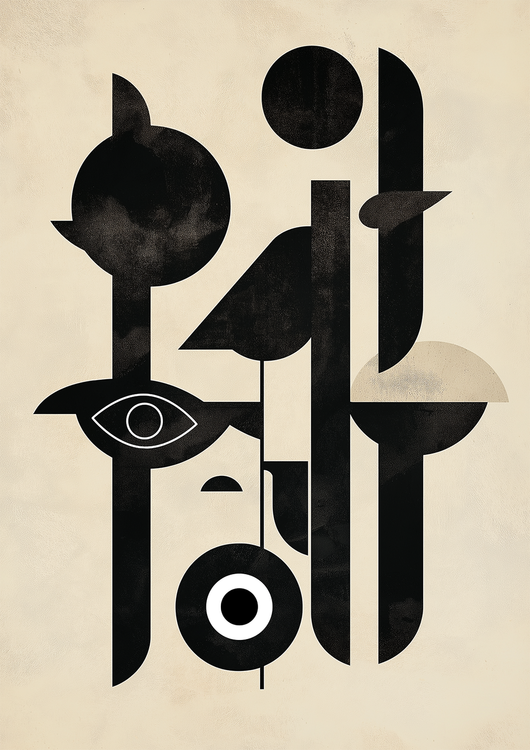 The Abstract Eye Totem,frame