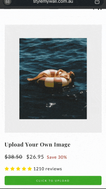 Select Your Size & Colour Frame