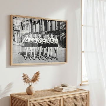 New York Chorus Vintage Landscape | Art & Canvas Print