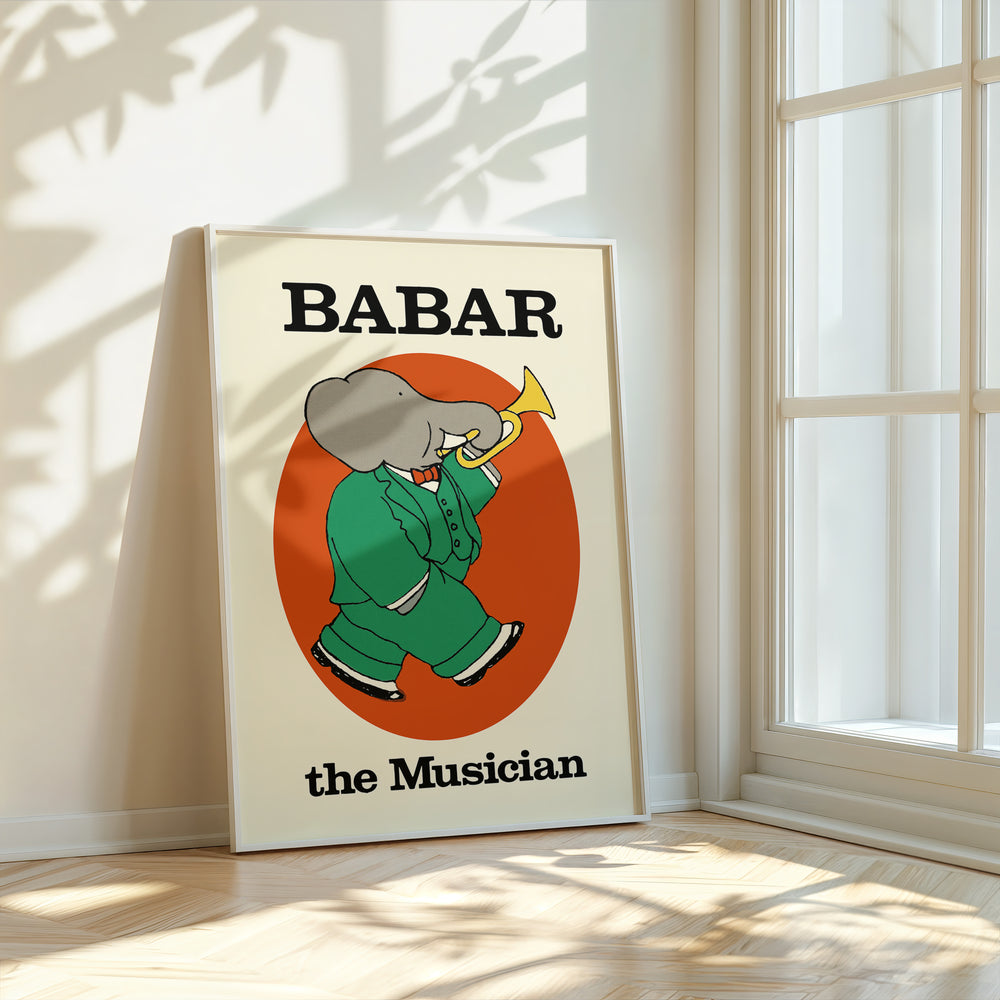 Babar the Musician,bedroom,gallery,timber border