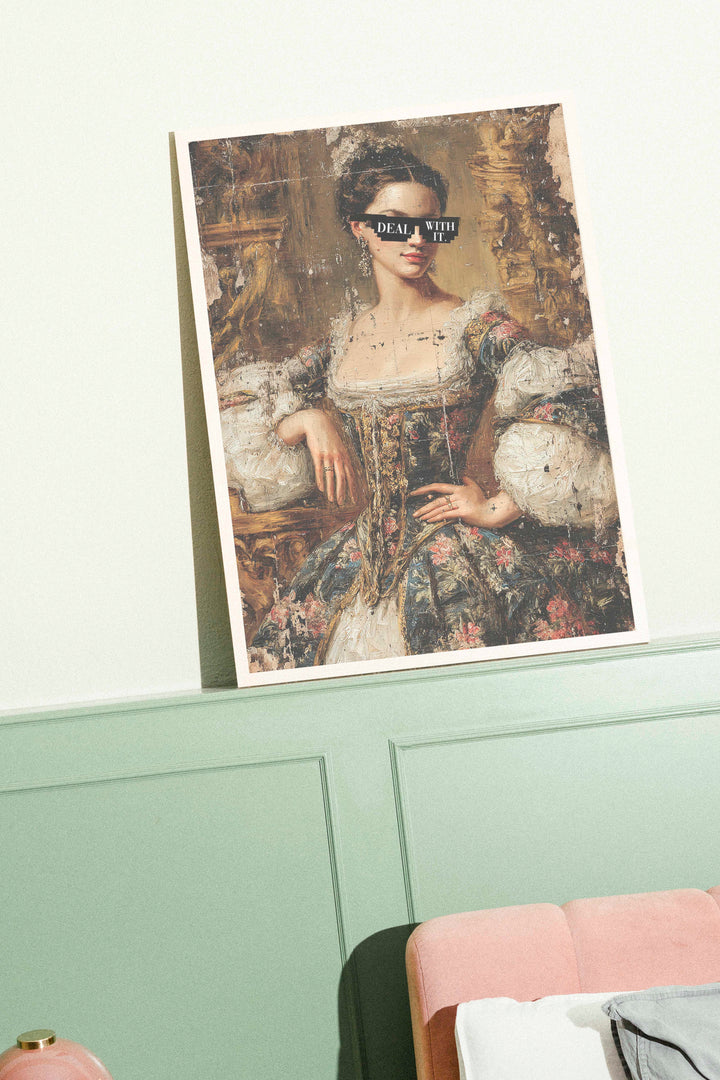 Deal With It Renaissance Print