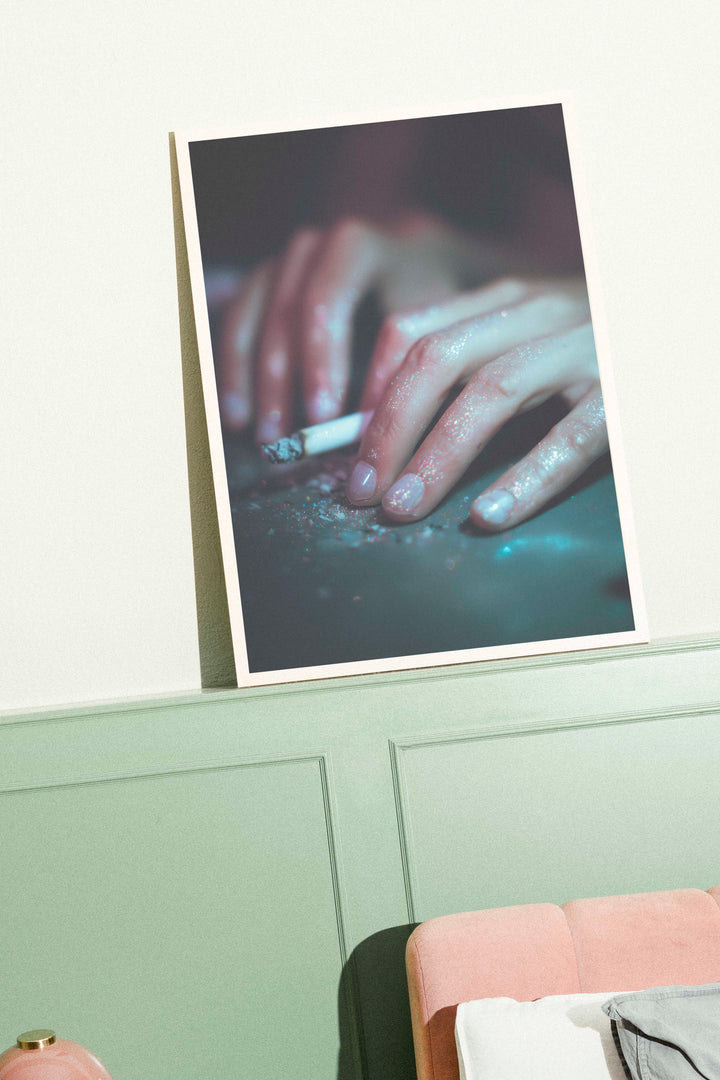 Ash and Glitter Wall Art