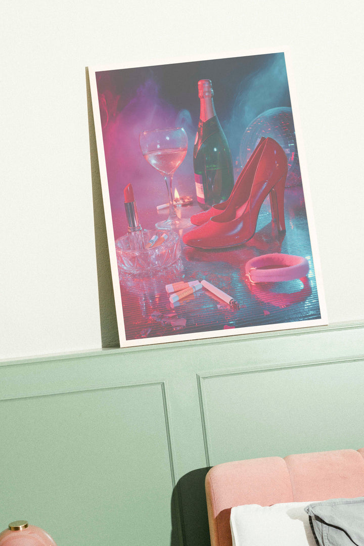 Heels and Bad Decisions Wall Art