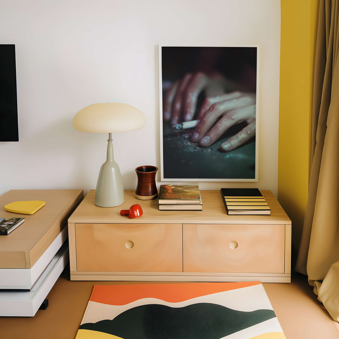 Ash and Glitter Wall Art