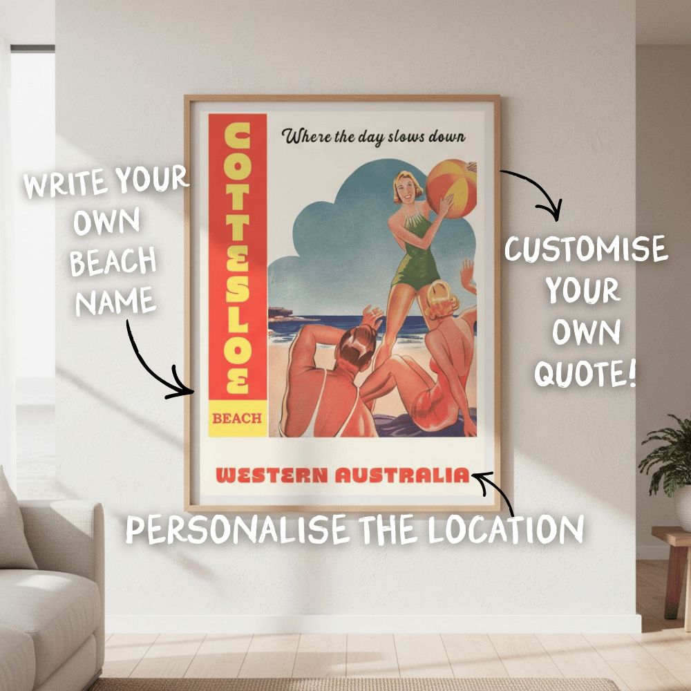 Personalised Beach Prints