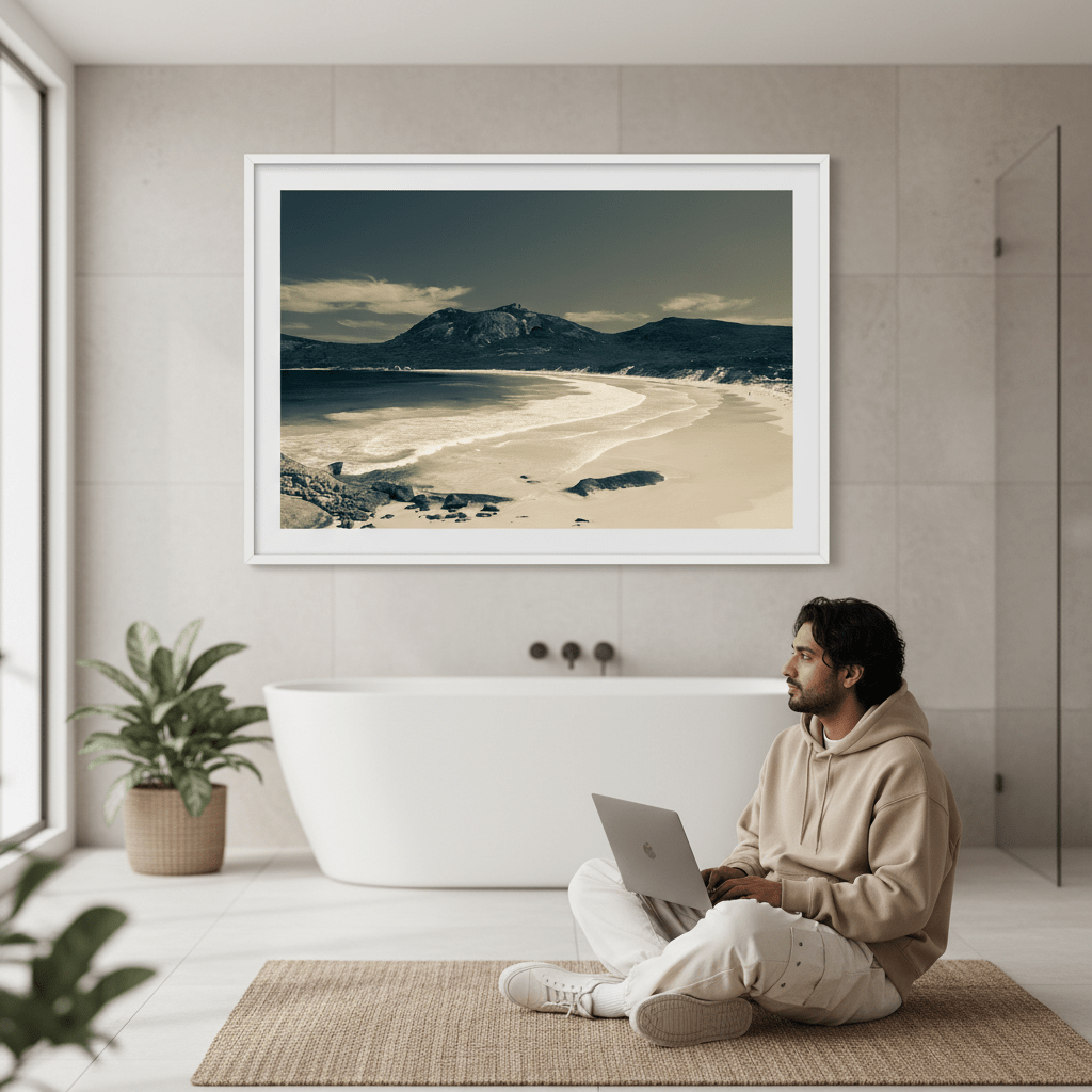 A Beach All to Yourself by Steven Scott wall - art - picture - poster