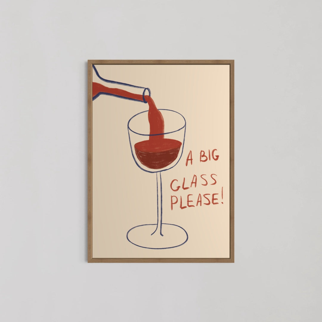 A Big Glass Please! Wall Art - Style My Wall