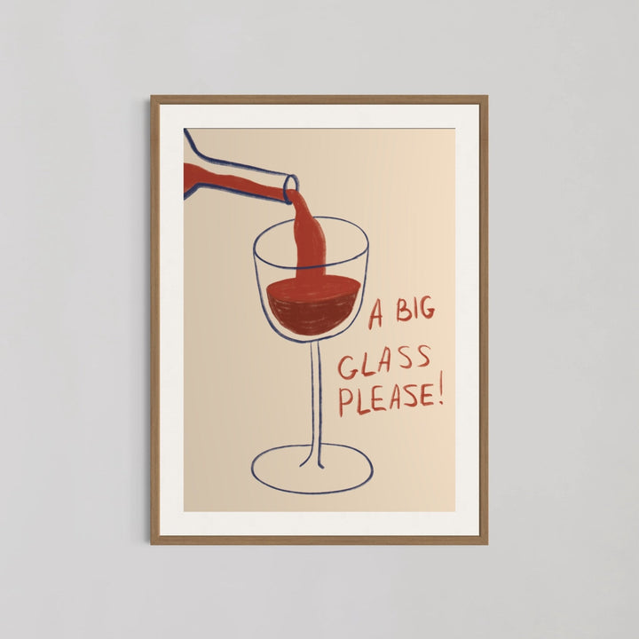 A Big Glass Please! Wall Art - Style My Wall