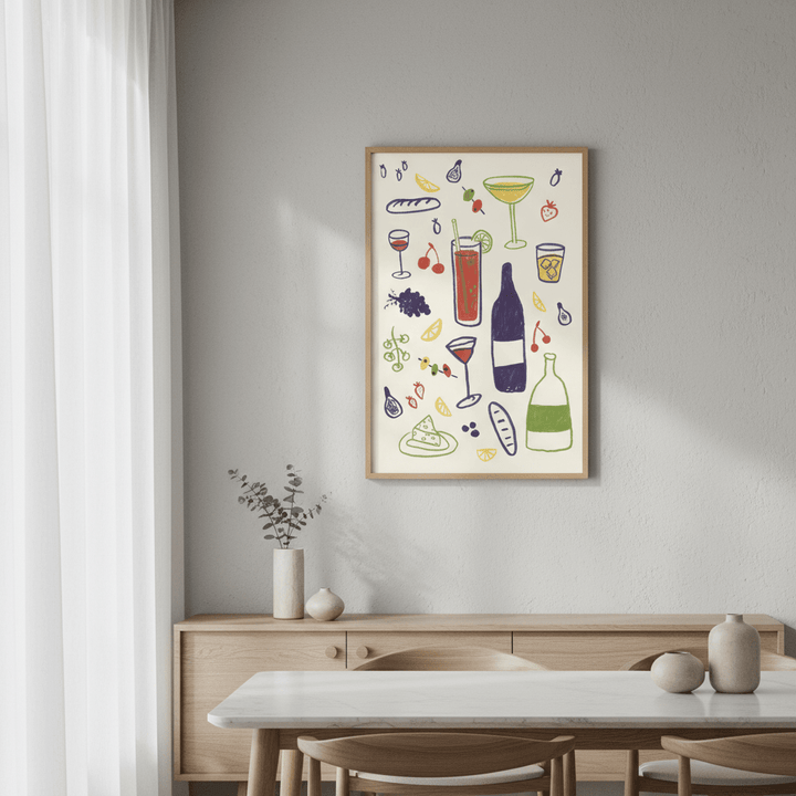 A Mixture of Everything Kitchen Wall Art Print by Lisa Solomoniuk wall - art - picture - poster