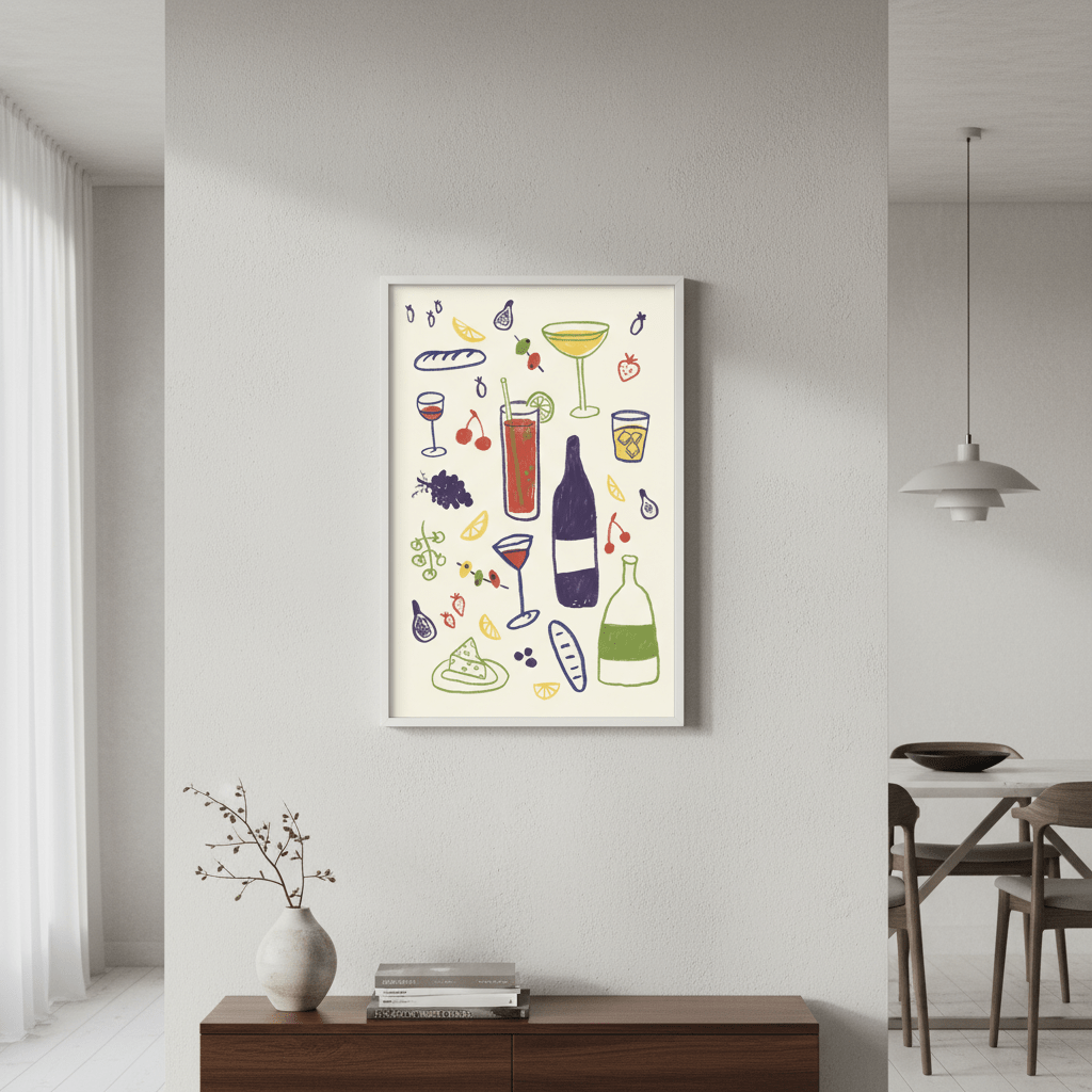 A Mixture of Everything Kitchen Wall Art Print by Lisa Solomoniuk wall - art - picture - poster