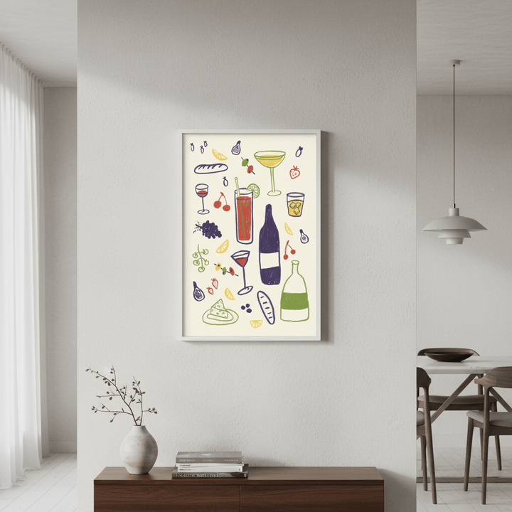 A Mixture of Everything Kitchen Wall Art Print by Lisa Solomoniuk wall - art - picture - poster