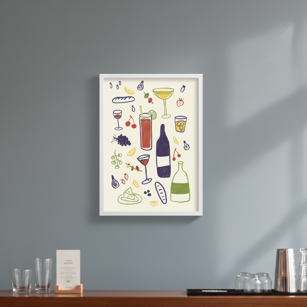 A Mixture of Everything Kitchen Wall Art Print by Lisa Solomoniuk wall - art - picture - poster