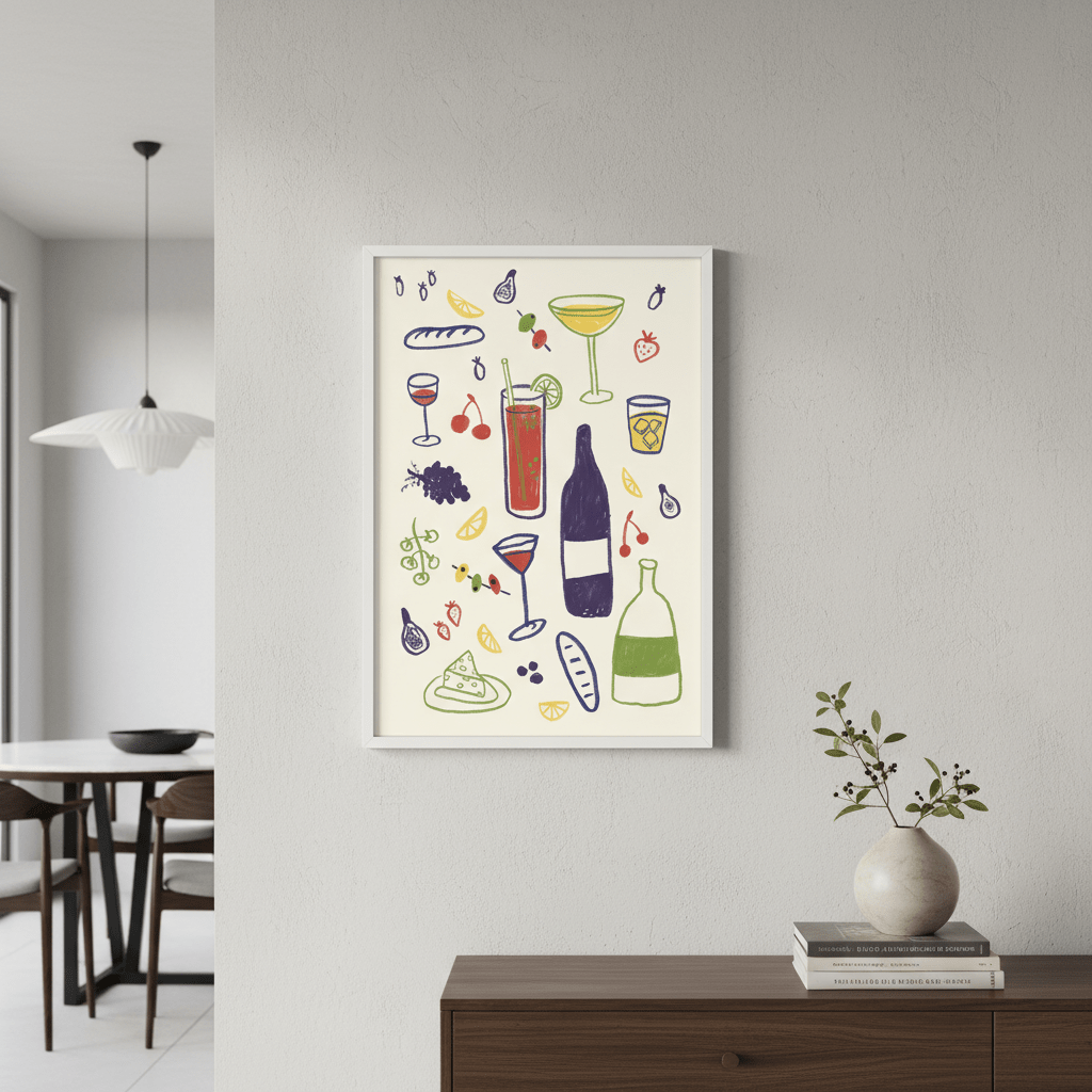 A Mixture of Everything Kitchen Wall Art Print by Lisa Solomoniuk wall - art - picture - poster