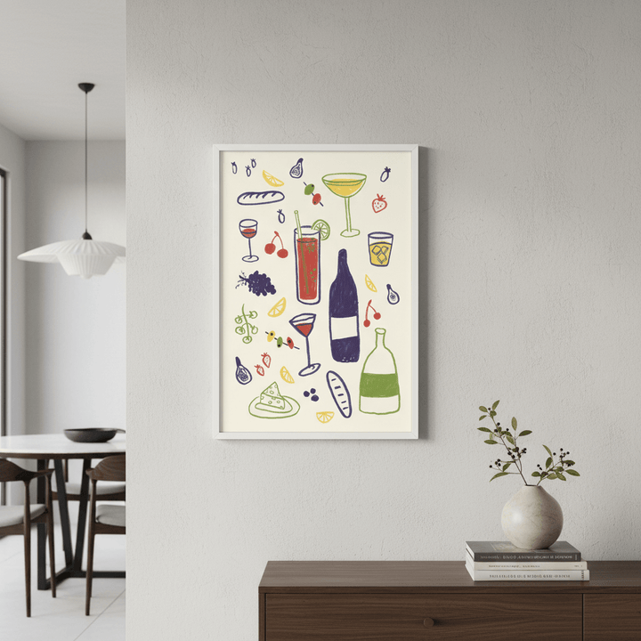 A Mixture of Everything Kitchen Wall Art Print by Lisa Solomoniuk wall - art - picture - poster