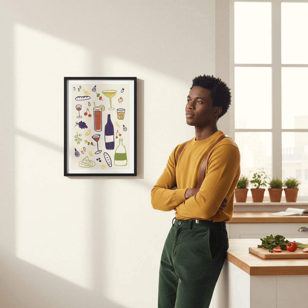 A Mixture of Everything Kitchen Wall Art Print by Lisa Solomoniuk wall - art - picture - poster