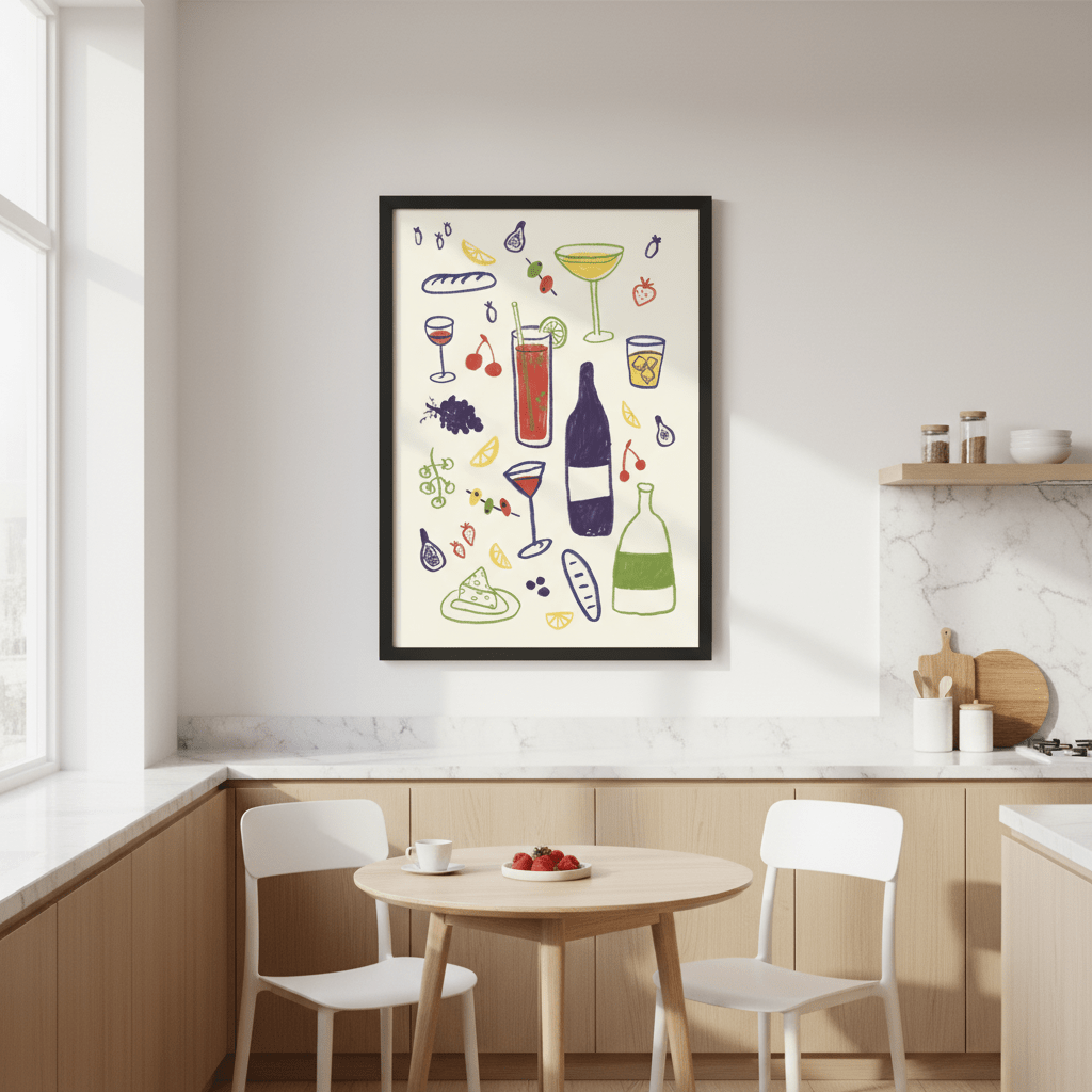 A Mixture of Everything Kitchen Wall Art Print by Lisa Solomoniuk wall - art - picture - poster