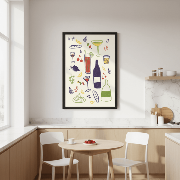 A Mixture of Everything Kitchen Wall Art Print by Lisa Solomoniuk wall - art - picture - poster