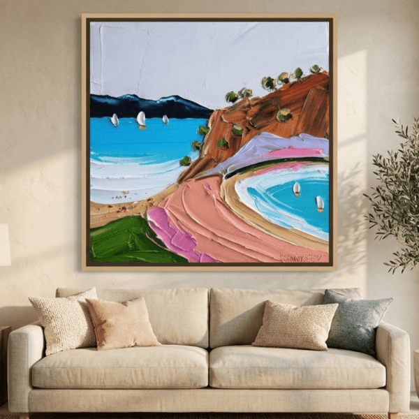 A Moment In Time By Angela Hawkey | Canvas Square Print