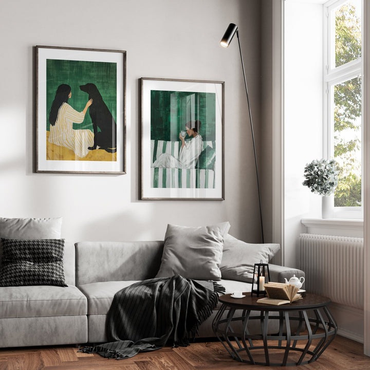 A Quiet Pair,livingroom,timer border