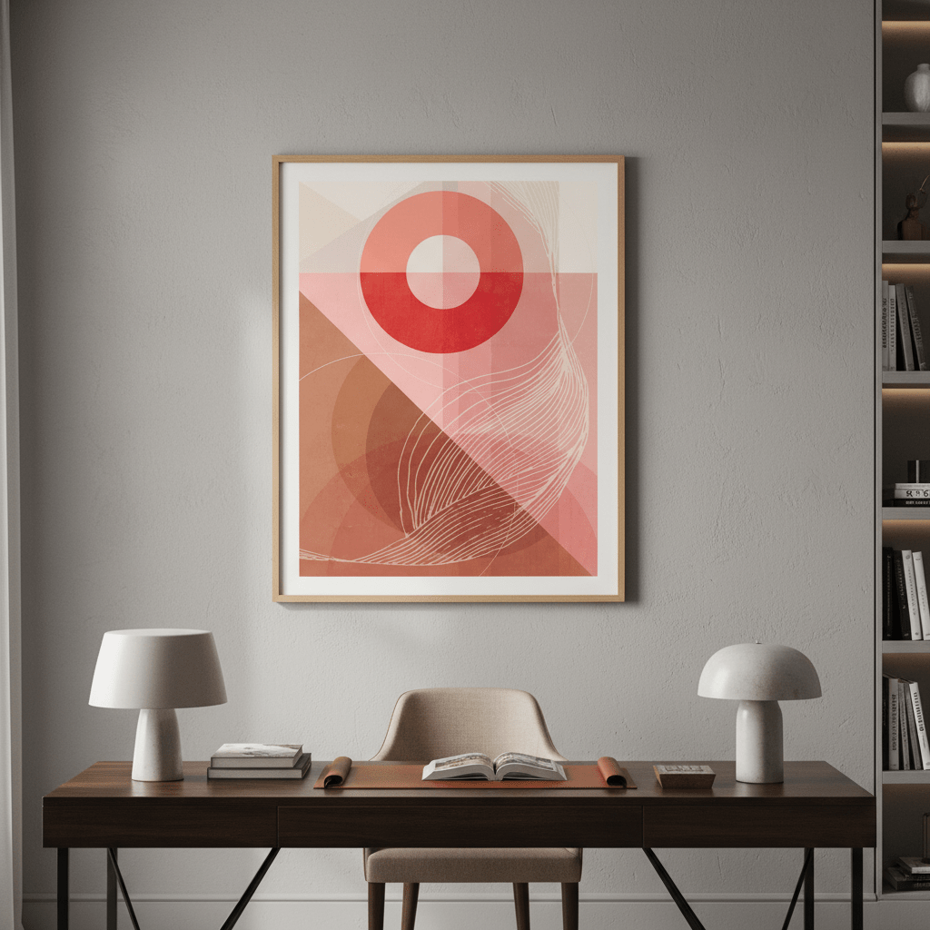 Above the Mountain by Lucrecia Caporale wall - art - picture - poster
