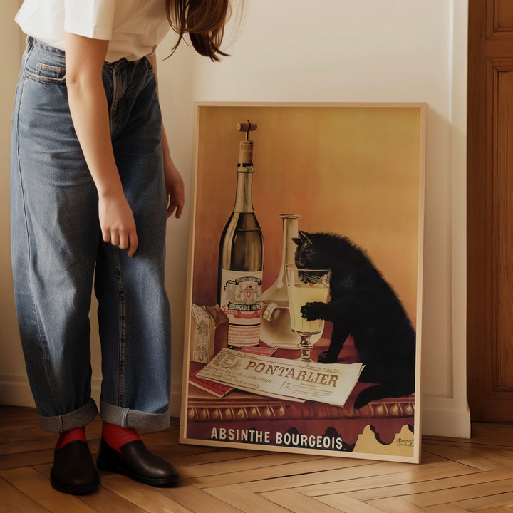 Absinthe Bourgeois Cat by Marque Deposee - Style My Wall
