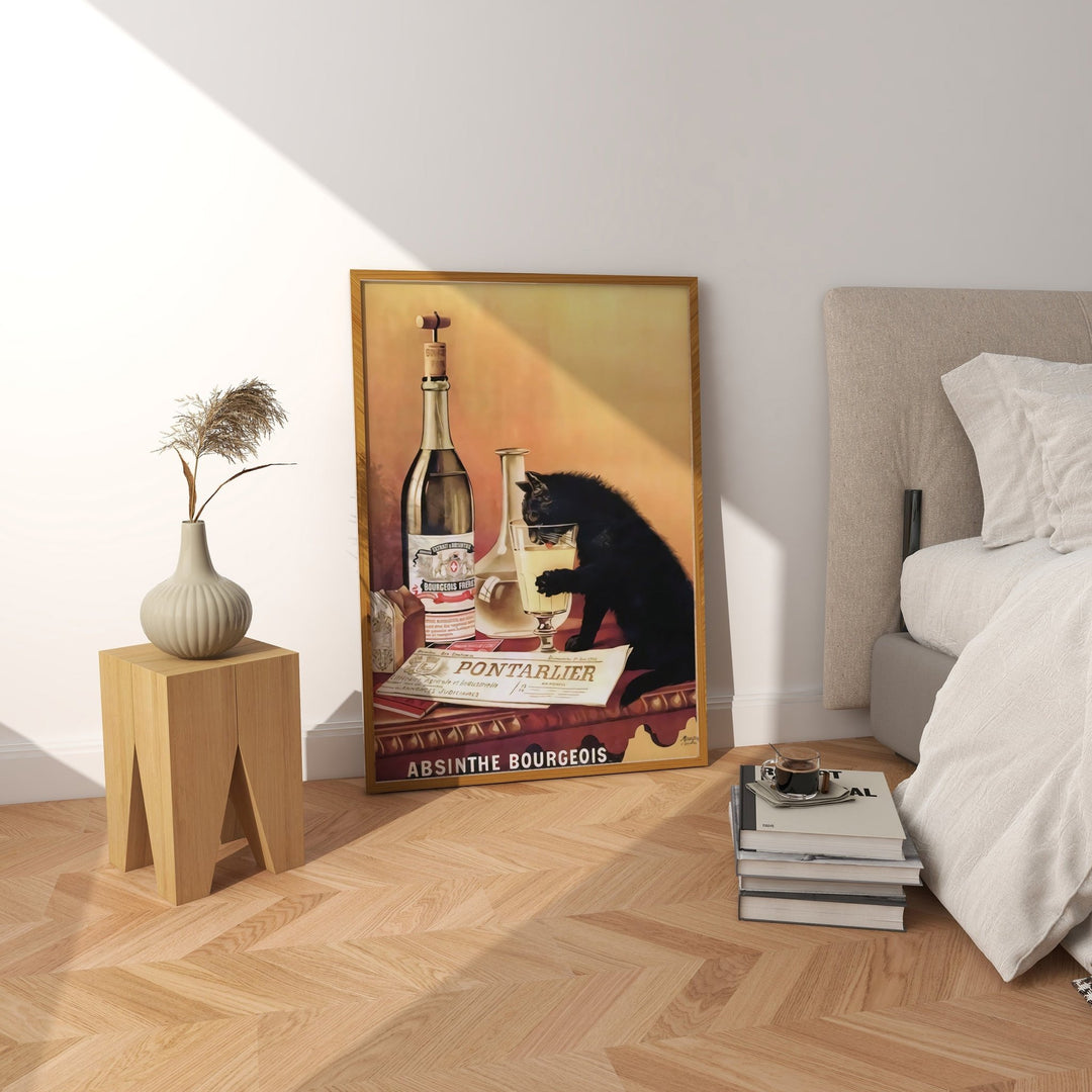 Absinthe Bourgeois Cat by Marque Deposee - Style My Wall