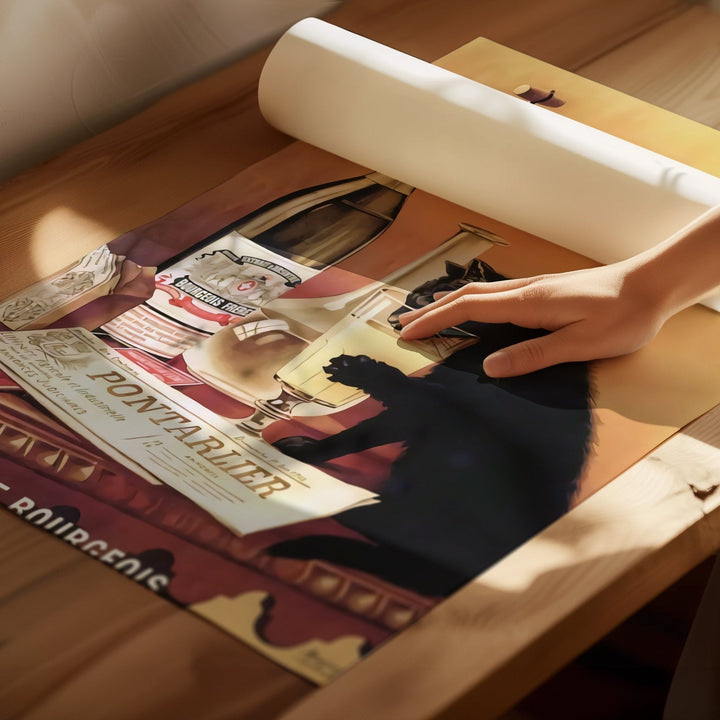 Absinthe Bourgeois Cat by Marque Deposee - Style My Wall