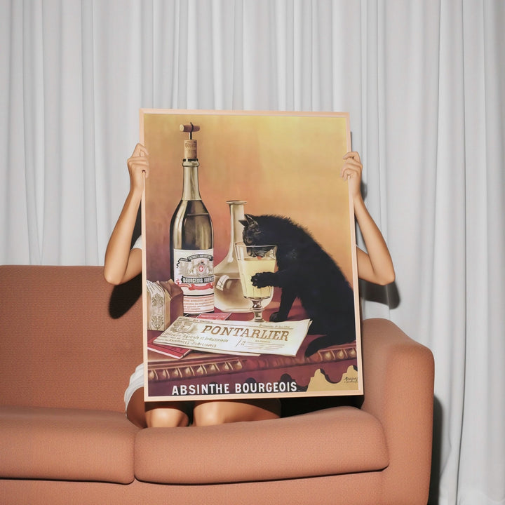 Absinthe Bourgeois Cat by Marque Deposee - Style My Wall