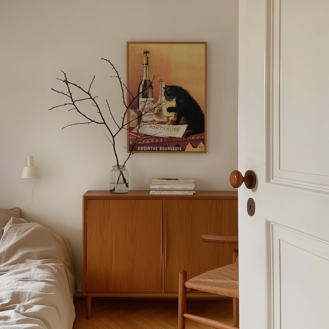 Absinthe Bourgeois Cat by Marque Deposee - Style My Wall