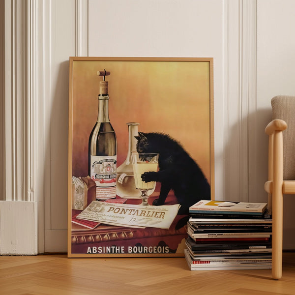 Absinthe Bourgeois Cat by Marque Deposee