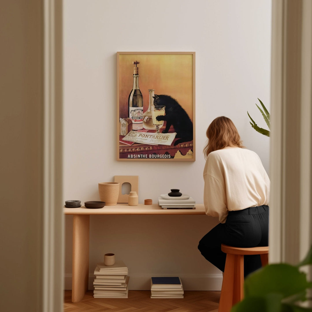Absinthe Bourgeois Cat by Marque Deposee - Style My Wall