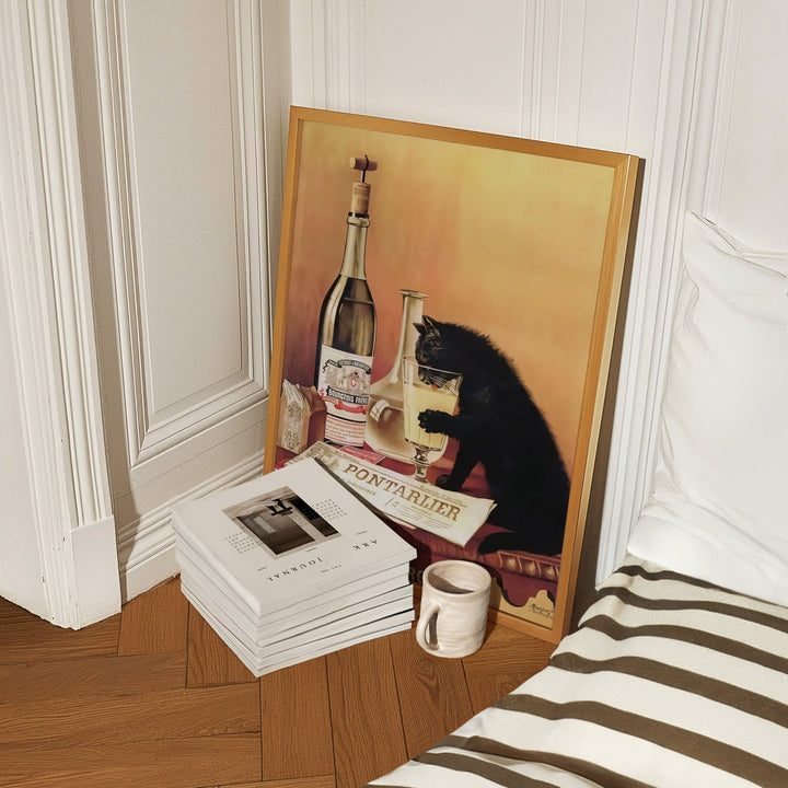 Absinthe Bourgeois Cat by Marque Deposee - Style My Wall