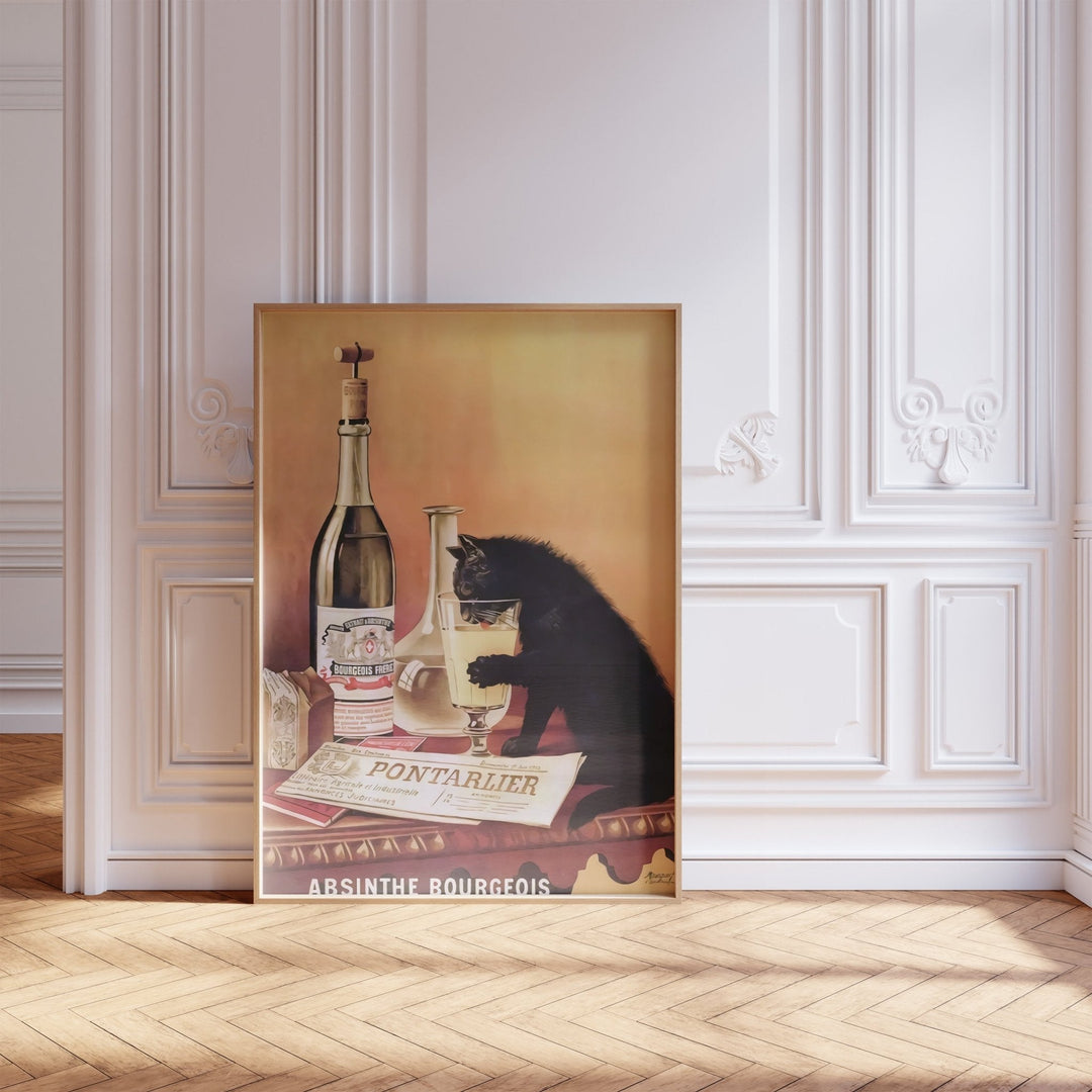 Absinthe Bourgeois Cat by Marque Deposee - Style My Wall
