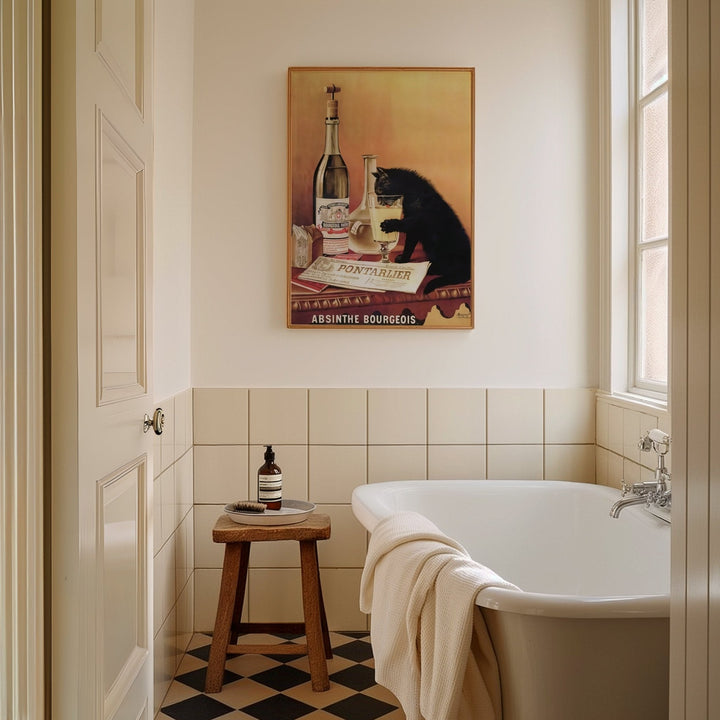 Absinthe Bourgeois Cat by Marque Deposee - Style My Wall
