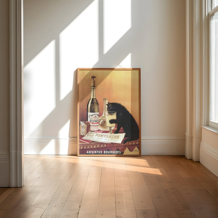 Absinthe Bourgeois Cat by Marque Deposee - Style My Wall