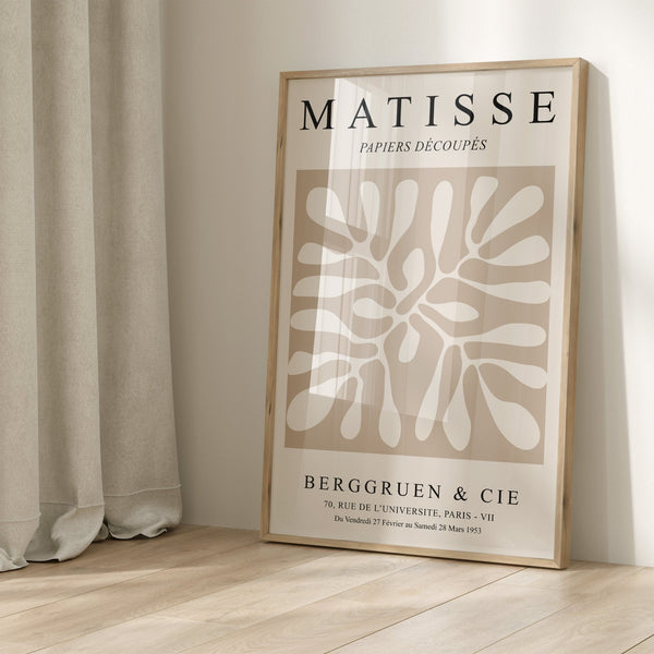 Abstract Beige Leaf by Henri Matisse