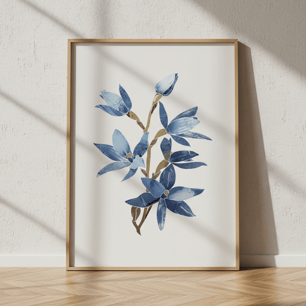 Abstract Blue Lady Orchid by Dear Muskeeter